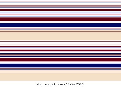 Abstract colorful striped pattern for print (textile, wrapping, wallpaper). Seamless geometric background. EPS10 vector