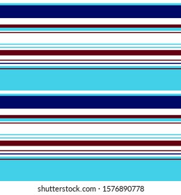 Abstract colorful striped pattern for print (textile, wrapping, wallpaper). Seamless geometric background. EPS10 vector