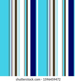 Abstract colorful striped pattern for print (textile, wrapping, wallpaper). Seamless geometric background. EPS10 vector