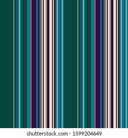Abstract colorful striped pattern for print (textile, wrapping, wallpaper). Seamless geometric background. EPS10 vector