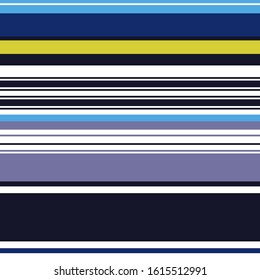 Abstract colorful striped pattern for print (textile, wrapping, wallpaper). Seamless geometric background. EPS10 vector