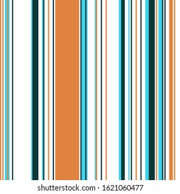 Abstract colorful striped pattern for print (textile, wrapping, wallpaper). Seamless geometric background. EPS10 vector
