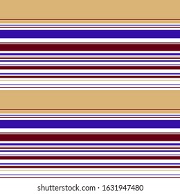 Abstract colorful striped pattern for print (textile, wrapping, wallpaper). Seamless geometric background. EPS10 vector