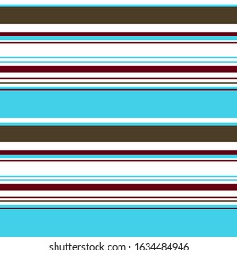 Abstract colorful striped pattern for print (textile, wrapping, wallpaper). Seamless geometric background. EPS10 vector