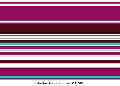 Abstract colorful striped pattern for print (textile, wrapping, wallpaper). Seamless geometric background. EPS10 vector