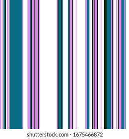 
Abstract colorful striped pattern for print (textile, wrapping, wallpaper). Seamless geometric background. EPS10 vector
