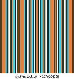 Abstract colorful striped pattern for print (textile, wrapping, wallpaper). Seamless geometric background. EPS10 vector