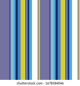 Abstract colorful striped pattern for print (textile, wrapping, wallpaper). Seamless geometric background. EPS10 vector