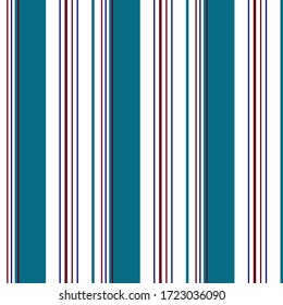 Abstract colorful striped pattern for print (textile, wrapping, wallpaper). Seamless geometric background. EPS10 vector