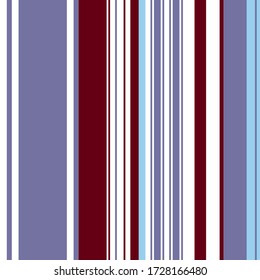 Abstract colorful striped pattern for print (textile, wrapping, wallpaper). Seamless geometric background. EPS10 vector