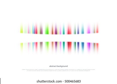 abstract, colorful stripes isolated on white background. vector light effect banner template. web design elegant headline. watercolor glowing lines. vector abstraction banners