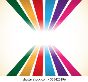 Abstract colorful stripes, lines element. Vector illustration.
