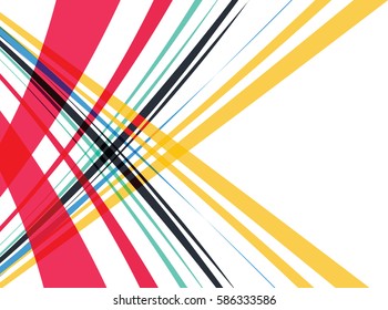 Abstract colorful stripes  lines element. Vector illustration.