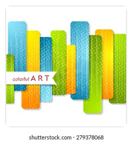 Abstract colorful stripes modern background. Vector corporate design