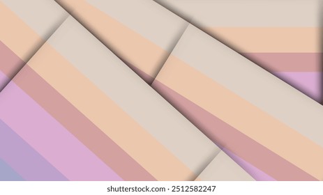 Abstract Colorful Stripes in Soft Pastel Shades