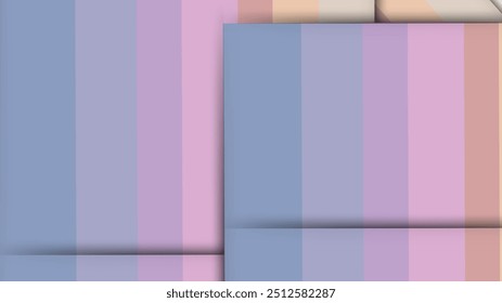Abstract Colorful Stripes in Soft Pastel Shades