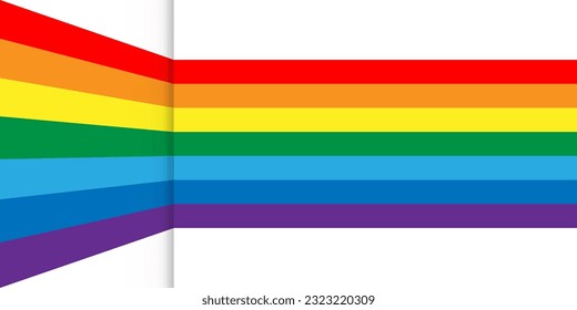 Abstract colorful stripes. Vector illustration. stock image.