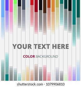 Abstract of colorful strips lines background, illustration vector eps10