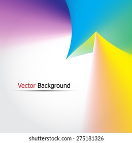 Abstract colorful style background vector