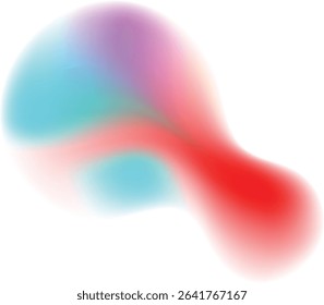 Abstract colorful swirl gradient background design