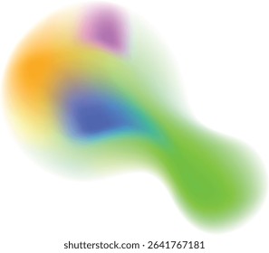 Abstract colorful swirl gradient background design