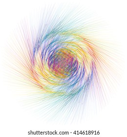 Abstract colorful swirl lines background