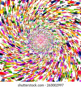 Abstract colorful swirl vector background