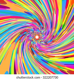 abstract colorful swirl vector background