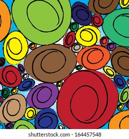 Abstract colorful swirls backgorund