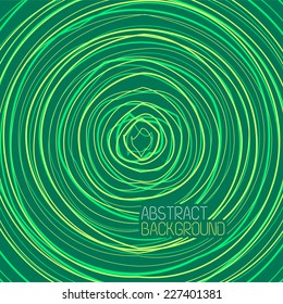 Abstract Colorful Swirly Circle Illustration