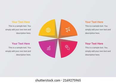 Abstract colorful swot analysis business Infographics elements, presentation template flat design vector illustration