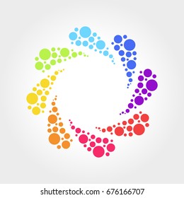 Abstract Colorful Symbol, Geometric vector illustration