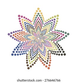 Abstract colorful symbol.Vector design element