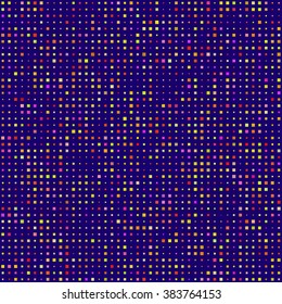Abstract Colorful Technology Background. Halftone square vector background. EPS-10