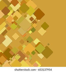 Abstract colorful technology concept background from diagonal rounded squares with shadows