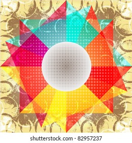Abstract colorful technology vector background