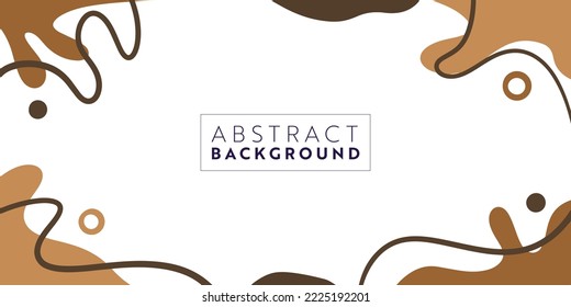 Abstract colorful template banner with color. Design with liquid shape.