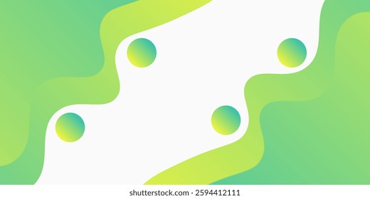 Abstract colorful template banner with gradient color. Design with liquid shape modern