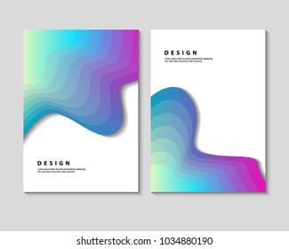 The abstract colorful template. It can be used for brochures, magazines , posters, flyers and any kind of cover. EPS10