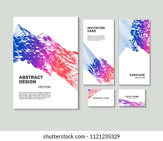 The abstract colorful template. It can be used for posters, card, flyers, brochures, magazines and any kind of cover. EPS 10. Vector