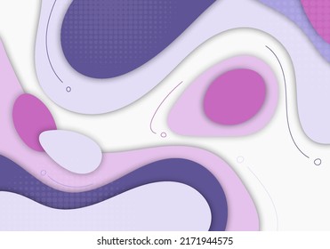 Abstract colorful template design artwork decorative background. Overlapping template style decoration background. Vector