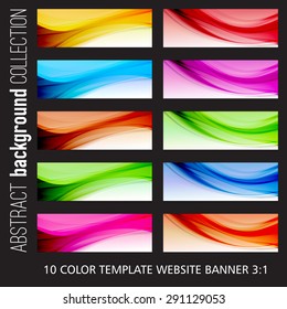 Abstract colorful template vector background. Brochure design. Collection web banner