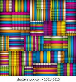 Abstract colorful textile seamless pattern.