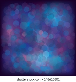 Abstract colorful texture background with transparent circles. Bright glowing vector background. Vector illustration.