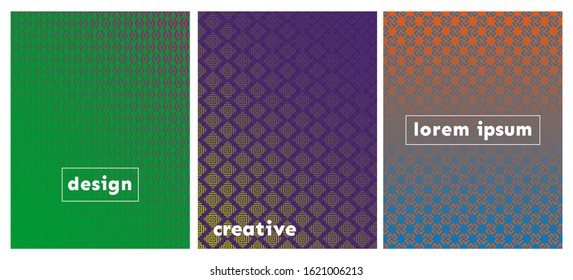 Abstract colorful texture, gradient pattern background. Vector geometric line wave, modern trend simple minimal geometric wallpaper design