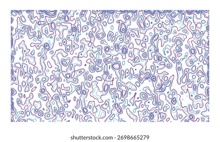 Fundo abstrato, colorido e texturizado com um padrão denso e intrincado de linhas e formas giratórias, evocando uma sensação de movimento e profundidade