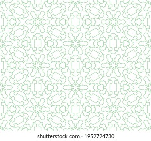 Abstrakte farbige dünne Linie Doodle Blume nahtloses Muster. floraler Motivhintergrund. Vektorgrafik. 