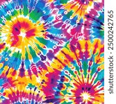 Abstract colorful tie dye shibori watercolor painting patterns, Cute seamless pattern design element for sale banners, posters, labels, and gift wrapping paper.