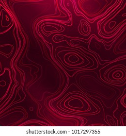 Abstract colorful topographic background with gradient banner. Colored liquid wavy lines. Creative texture. Cover layout template. Abstract map concept. Vector illustration.