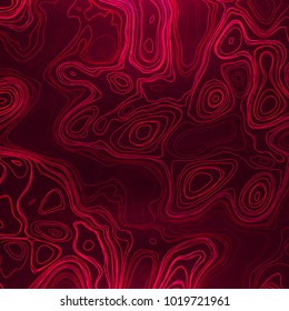 Abstract colorful topographic background with gradient banner. Colored liquid wavy lines. Creative texture. Cover layout template. Abstract map concept. Vector illustration.